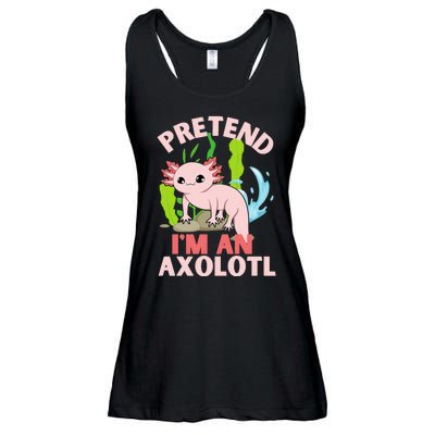 Pretend I'm An Axolotl Ladies Essential Flowy Tank