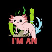Pretend I'm An Axolotl 16oz Travel Tumbler
