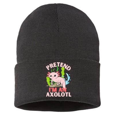 Pretend I'm An Axolotl Sustainable Knit Beanie