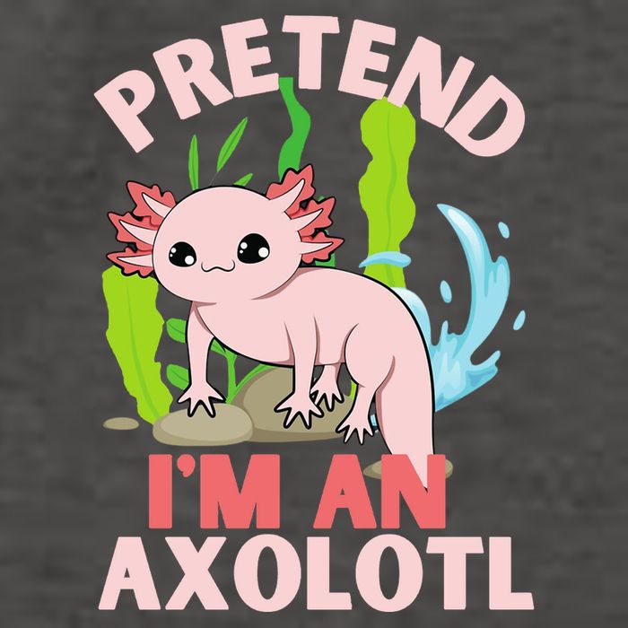 Pretend I'm An Axolotl Vector Backpack