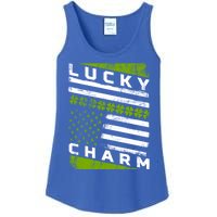 Patriotic Irish American Flag St Patricks Day Gift Ladies Essential Tank