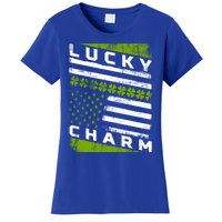 Patriotic Irish American Flag St Patricks Day Gift Women's T-Shirt