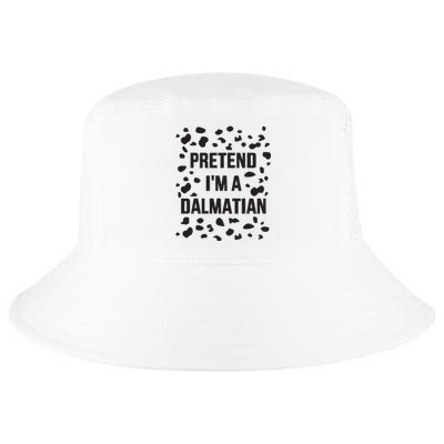 Pretend IM A Dalmatian Dog Funny Lazy Halloween Costume Cool Comfort Performance Bucket Hat