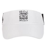 Pretend IM A Dalmatian Dog Funny Lazy Halloween Costume Adult Drive Performance Visor