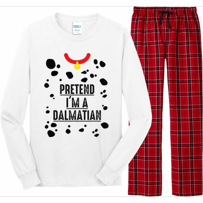 Pretend I'm A Dalmatian Halloween Costume Long Sleeve Pajama Set