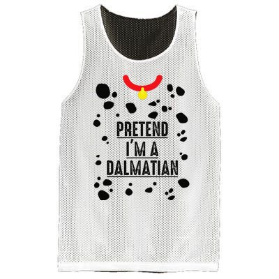 Pretend I'm A Dalmatian Halloween Costume Mesh Reversible Basketball Jersey Tank