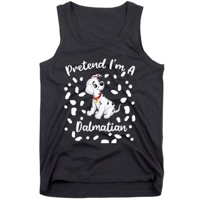 Pretend Im A Dalmatian Costume Halloween DIY Costume Tank Top