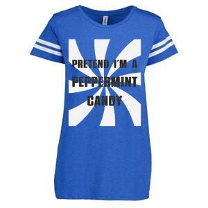 Pretend I’M A Peppermint Candy Enza Ladies Jersey Football T-Shirt