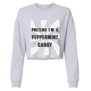 Pretend I’M A Peppermint Candy Cropped Pullover Crew