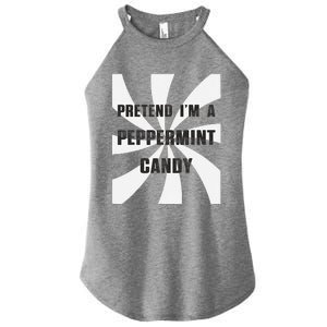 Pretend I’M A Peppermint Candy Women's Perfect Tri Rocker Tank