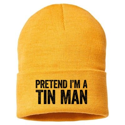 Pretend IM A Tin Man Adult Costume Sustainable Knit Beanie