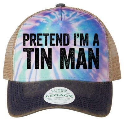 Pretend IM A Tin Man Adult Costume Legacy Tie Dye Trucker Hat