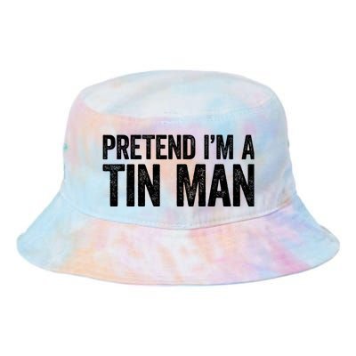 Pretend IM A Tin Man Adult Costume Tie Dye Newport Bucket Hat