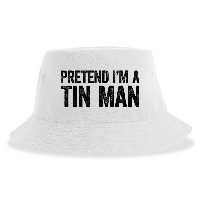 Pretend IM A Tin Man Adult Costume Sustainable Bucket Hat