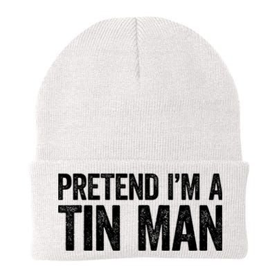 Pretend IM A Tin Man Adult Costume Knit Cap Winter Beanie