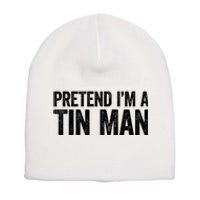 Pretend IM A Tin Man Adult Costume Short Acrylic Beanie