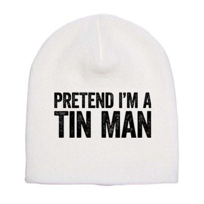 Pretend IM A Tin Man Adult Costume Short Acrylic Beanie