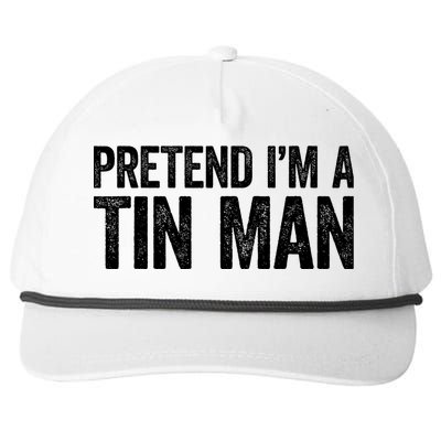 Pretend IM A Tin Man Adult Costume Snapback Five-Panel Rope Hat