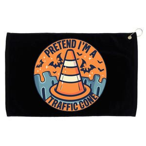 PRETEND IM A TRAFFIC CONE Halloween Costume Grommeted Golf Towel