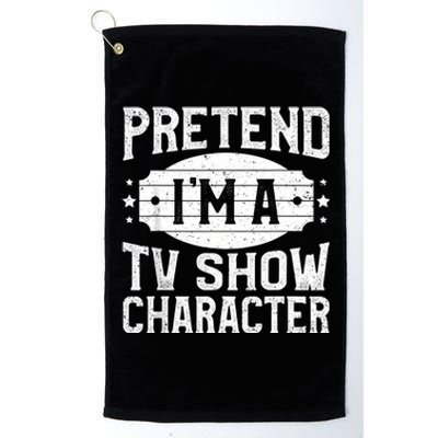 Pretend IM A Tv Show Character Costume Lazy Halloween Party Platinum Collection Golf Towel