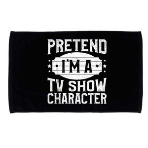 Pretend IM A Tv Show Character Costume Lazy Halloween Party Microfiber Hand Towel