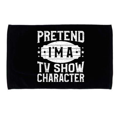 Pretend IM A Tv Show Character Costume Lazy Halloween Party Microfiber Hand Towel