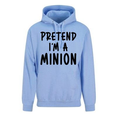 Pretend IM A Minion Costume Party Funny Halloween Minion Unisex Surf Hoodie