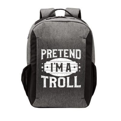 Pretend IM A Troll Matching Costume Lazy Halloween Party Vector Backpack