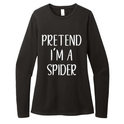 Pretend Im A Spider Costume Halloween Simple Funny Womens CVC Long Sleeve Shirt