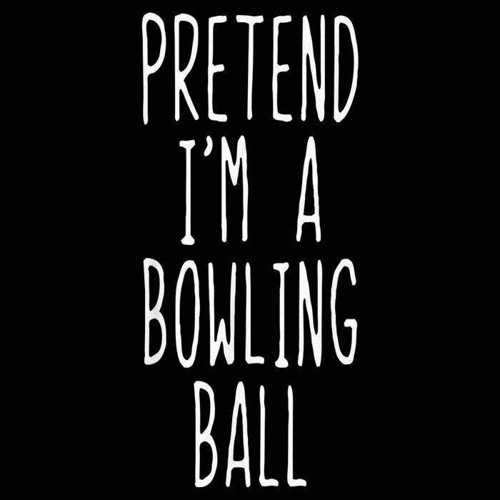 Pretend IM A Bowling Ball Costume Halloween Simple City Backpack