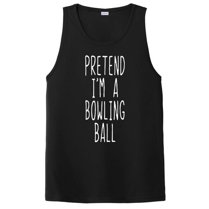 Pretend IM A Bowling Ball Costume Halloween Simple PosiCharge Competitor Tank