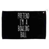 Pretend IM A Bowling Ball Costume Halloween Simple Grommeted Golf Towel