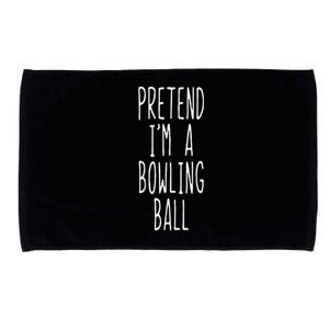 Pretend IM A Bowling Ball Costume Halloween Simple Microfiber Hand Towel