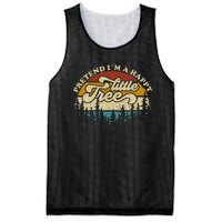 Pretend Im A Happy Little Tree Funny Lazy Halloween Costume Mesh Reversible Basketball Jersey Tank