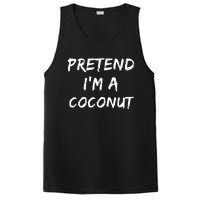 Pretend IM A Coconut Funny Lazy Halloween Costume PosiCharge Competitor Tank