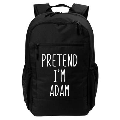 Pretend IM Adam Costume Halloween Bible Lazy Easy Backpack