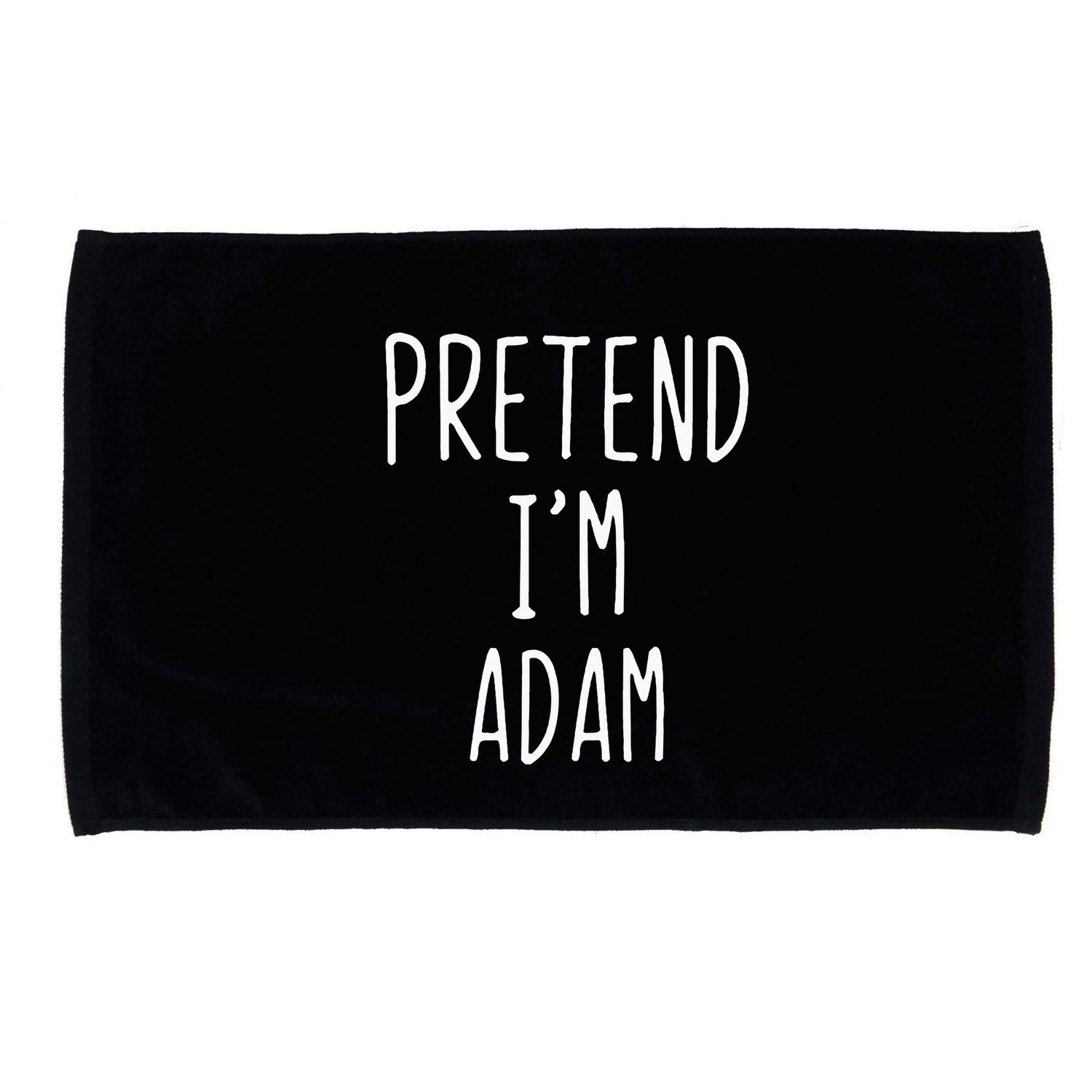 Pretend IM Adam Costume Halloween Bible Lazy Easy Microfiber Hand Towel