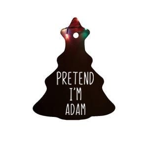 Pretend IM Adam Costume Halloween Bible Lazy Easy Ceramic Tree Ornament