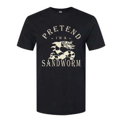 Pretend IM A Sandworm Funny Halloween Party Costume Softstyle CVC T-Shirt