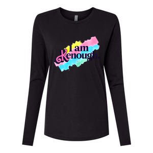 Pinky I Am Kenough Funny Enough For Men Women Kids Womens Cotton Relaxed Long Sleeve T-Shirt