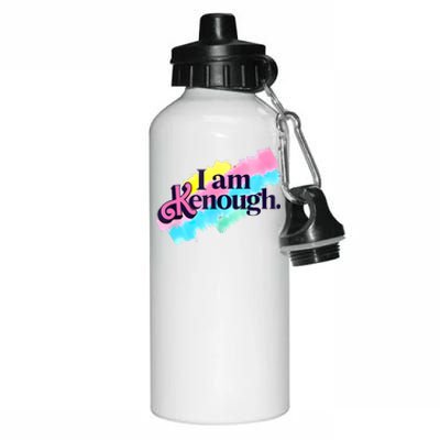 Pinky I Am Kenough Funny Enough For Men Women Kids Aluminum Water Bottle