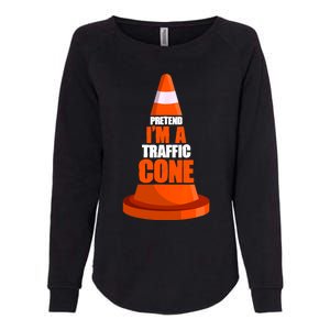 Pretend Im A Traffic Cone Costume Womens California Wash Sweatshirt