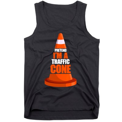 Pretend Im A Traffic Cone Costume Tank Top