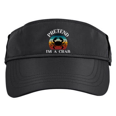 Pretend I'm A Crab Adult Drive Performance Visor