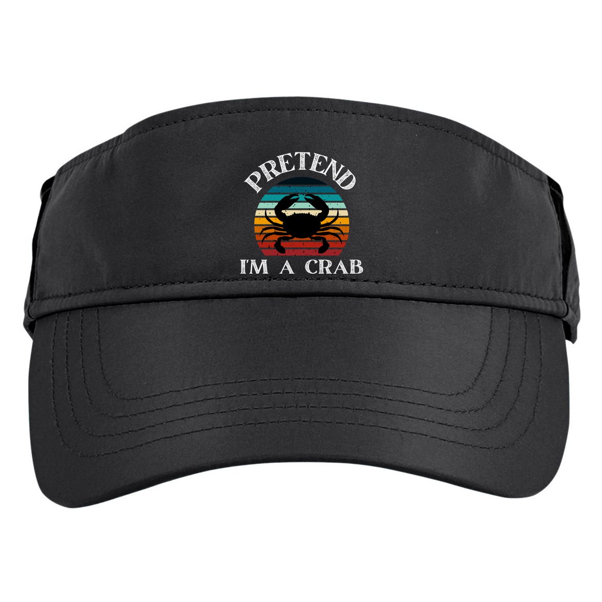 Pretend I'm A Crab Adult Drive Performance Visor