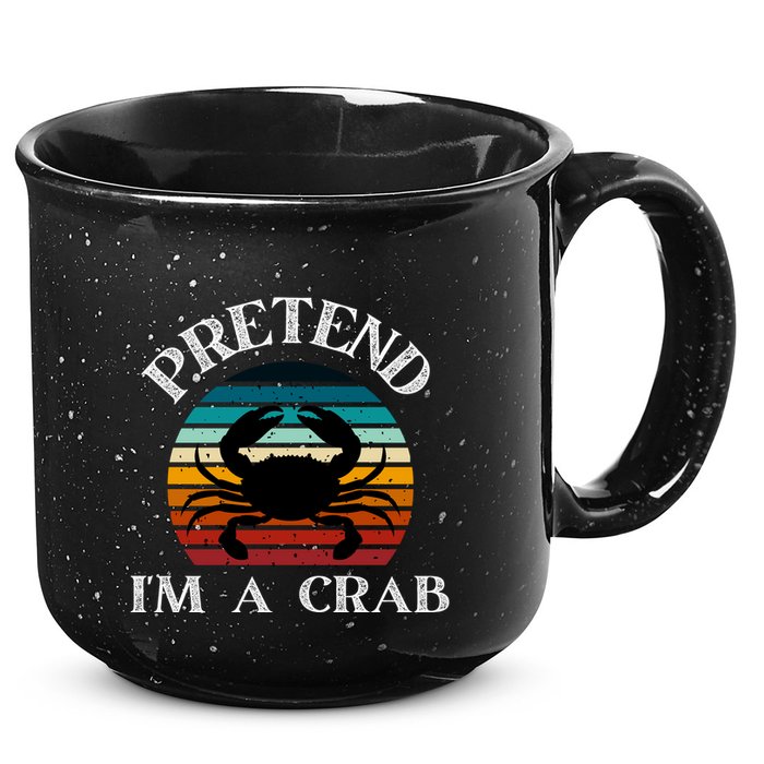 Pretend I'm A Crab 15oz Campfire Ceramic Mug