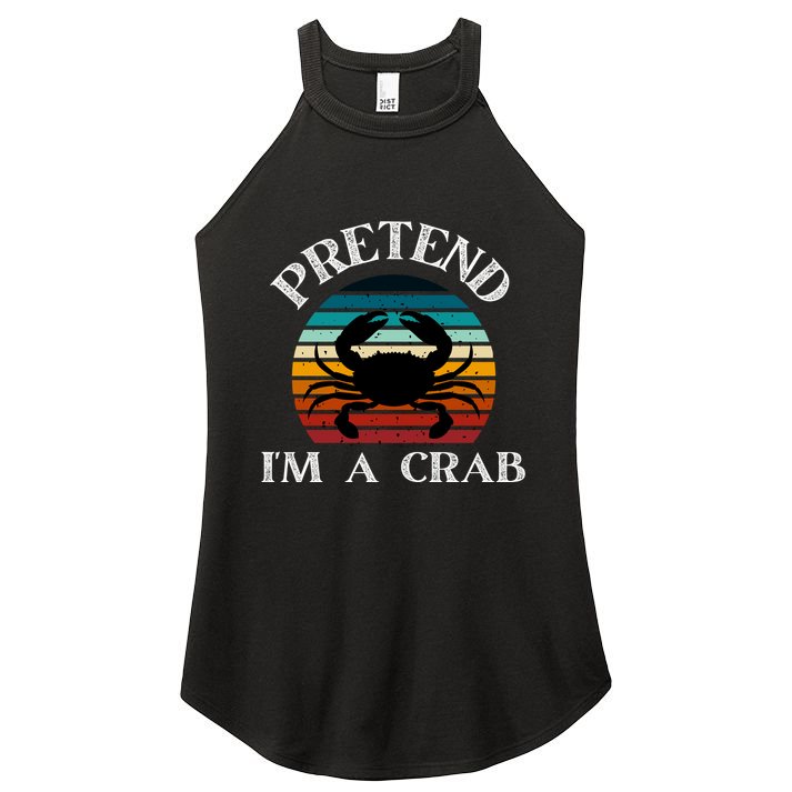 Pretend I'm A Crab Women's Perfect Tri Rocker Tank