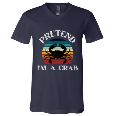 Pretend I'm A Crab V-Neck T-Shirt