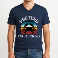 Pretend I'm A Crab V-Neck T-Shirt