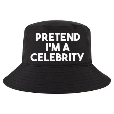 Pretend Im A Celebrity Funny Lazy Halloween Costume Cool Comfort Performance Bucket Hat